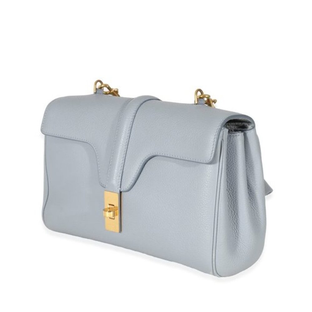 Celine Supple Calfskin Teen Soft 16 Bag Arctic Blue NEW w/tags